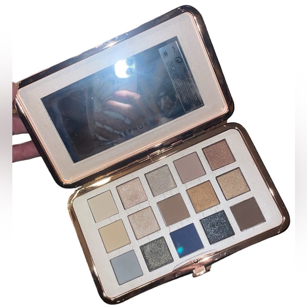 •SEPHORA•NWT 15-NEUTRAL COLORS EYESHADOW PALETTE MATTE & SHIMMER